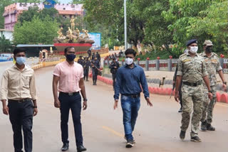 police did flag march to make people aware