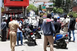 கொடைக்கானலில் காவல்துறையினர் தீவிர கட்டுப்பாட்டு நடவடிக்கை