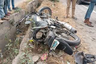 road accident in behror alwar, अलवर में सड़क हादसा