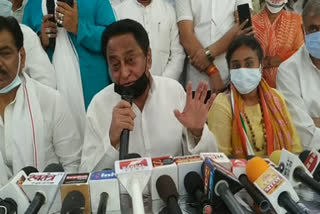 kamalnath attacks shivraj govt