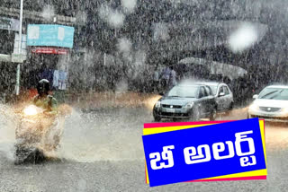 rain for three days in Telangana