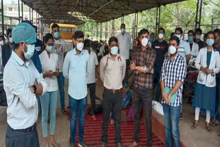 strike of junior doctors at raipur