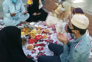 حیدرآباد: مکہ مسجد میں رمضان المبارک کے موقع پر افطار کا اہتمام