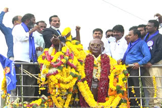 retired justice sravan kumar, jai bheem samara bheri in guntur