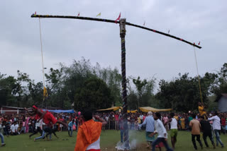 পূৱ বিলাসীপাৰাত আধ্যাত্মিক নীতি-নিয়মেৰে চড়ক পূজা