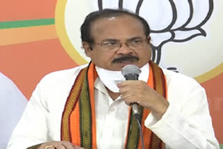 former minister peddi reddy campaign for bjp candidate in sagar by election