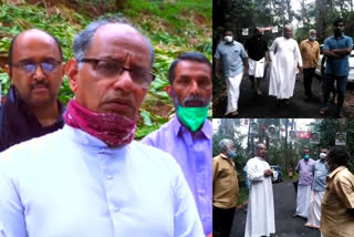 High Range Conservation Committee protests against Forest Department's move to evict farmers in Idukki  High Range Conservation Committee  protests against Forest Department's move to evict farmers in Idukki  Forest Department  evict farmers  കുടിയിറക്കല്‍ ഭീഷണിയില്‍ ഇടുക്കിയിലെ ഒരു കൂട്ടം കര്‍ഷകര്‍  കുടിയിറക്കല്‍ ഭീഷണി  ഇടുക്കിയിലെ ഒരു കൂട്ടം കര്‍ഷകര്‍  ഇടുക്കി  കര്‍ഷകര്‍  ഫാ. സെബാസ്റ്റ്യന്‍ കൊച്ചുപുരക്കല്‍  ഹൈറേഞ്ച് സംരക്ഷണ സമിതി