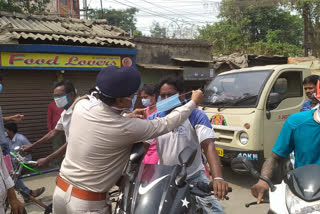 covid awareness programme by baruipur police