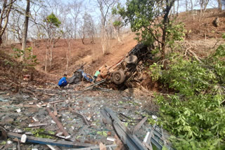 Truck fell in Chilfi Valley