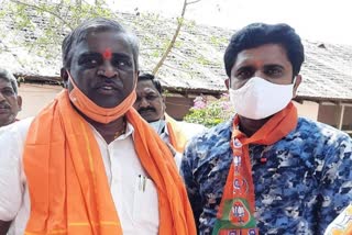 gali shravana kumara reddy filed nomination for ballay palike election