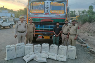 truck driver arrested for drug smuggling in udhampur