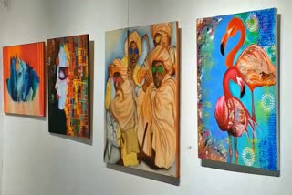 Exhibition at Kalaneri Art Gallery, World Art Day