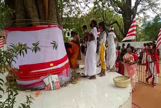 Adivasi community celebrated Sarhul festival