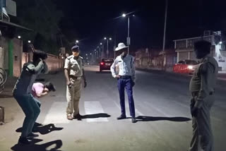 धमतरी में पुलिस की सख्ती, Police strictness in Dhamtari