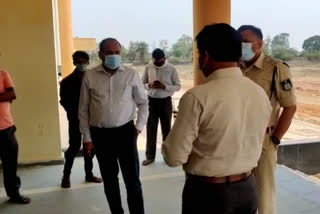 Inspection of Pawarkheda Covid Care Center