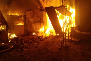 fire accident in Neemrana, अलवर न्यू्ज