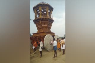 Bhogapureshwara temple New chariot construction