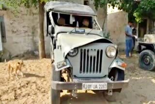 सड़क हादसा  अजमेर न्यूज  हादसे में मौत  नील गया जीप से टकराई  Neil Gaya collides with jeep  Accidental death  Ajmer News
