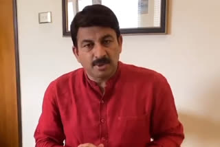 manoj tiwari targeted Arvind Kejriwal due to increasing cases of Corona in delhi