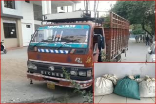 30 kg hemp being brought in truck hidden