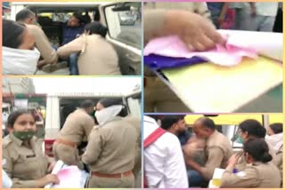 Young man tore copy of challan for not wearing a mask in Ghaziabad