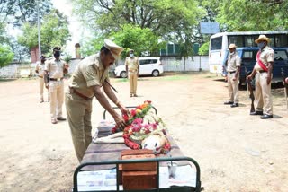 Funeral to the police dog