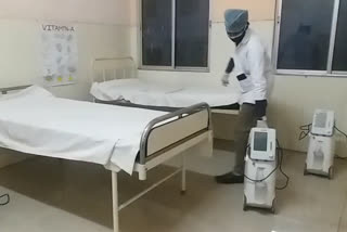 New Covid ward built in Khasmahal Sadar Hospital in jamshedpur