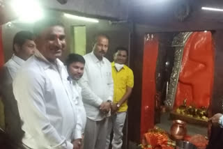 KPCC president who visited Anjanadri shrine