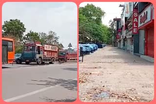 Weekend Curfew in Sarojini Nagar Market delhi