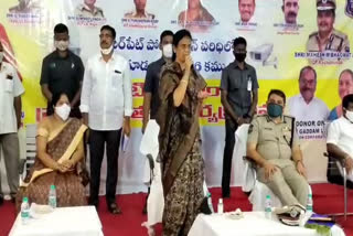 minister sabitha indra reddy started cc cameras