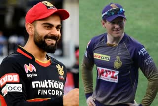 IPL 2021 RCB vs KKR, VIRAT KHOLI, Eoin Morgan