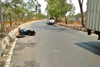 Accident in VIP Road Raipur