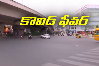 no traffic due to covid fear at many parts hyderabad
