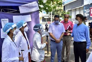 bbmp-chief-commissioner-inspected-the-covid-care-center