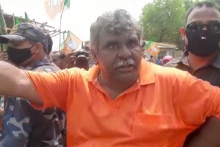bengal-election-2021-bjp-candidate-jitendra-tiwari-accuse-trinomool-for-creating-communal-discrimination-in-pandaveswar