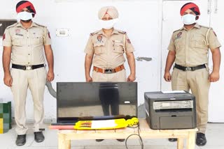 Mansa police trace the incident of theft at Sardulgarh school