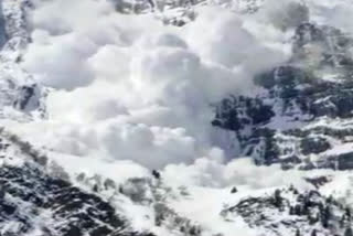 Avalanche in Gondla village of Lahaul  Avalanche fears increased  Tribal District Lahaul Spiti  Avalanche in Himachal Pradesh  ലാഹോൾ സ്പിതിയിൽ ഹിമപാതം അനുഭവപ്പെട്ടു  ലാഹുൾ സ്പിതി  ഹിമപാതം  ഹിമാചൽ പ്രദേശ്