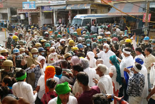 hisar BJP program farmers protest