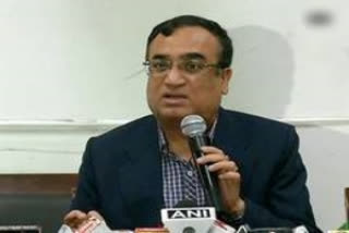 Senior Congress leader Ajay Makan