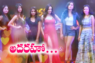 Impressive beauties at a fashion show held at Jubilee Hills, Hyderabad