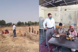 CEO inspected MNREGA works, सीईओ ने मनरेगा कार्यों का किया निरीक्षण