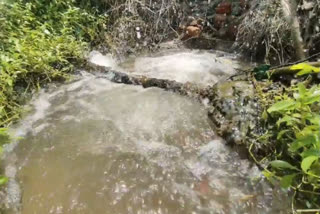 kollidam drinking water leakage from the pipeline