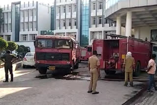 third floor of nepal house campus building caught fire in ranchi