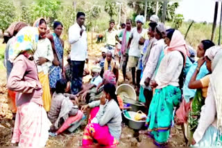 workers demand immediate payment of employment guarantee scheme arrears in visakhapatnam district