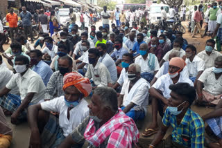 Public road block protest for Sivalappari murder case