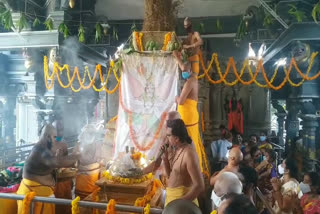 bhadrachalam dwajarohanam, dwajarohanam in seetharamula swamy temple