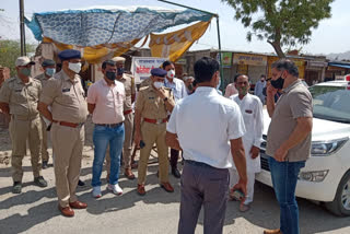 Haryana Border Inspection, Sikar collector inspected