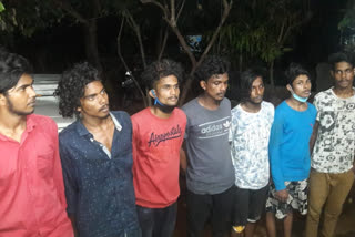 Seven arrested for stealing bikes and selling cannabis  stealing bikes  ബൈക്കുകൾ മോഷ്ടിച്ച്‌ കഞ്ചാവ് കച്ചവടം ചെയ്യുന്ന ഏഴംഗസംഘം അറസ്റ്റിൽ  കൊട്ടാരക്കര  നാവായിക്കുളം  പാരിപ്പള്ളി