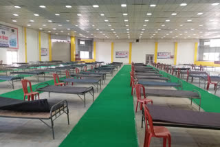 200 bed of temporary hospital