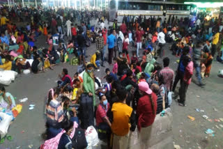 Migrant workers scramble to leave the national capital